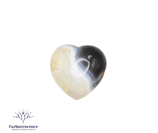 Agate coeur