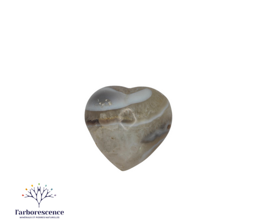 Agate coeur